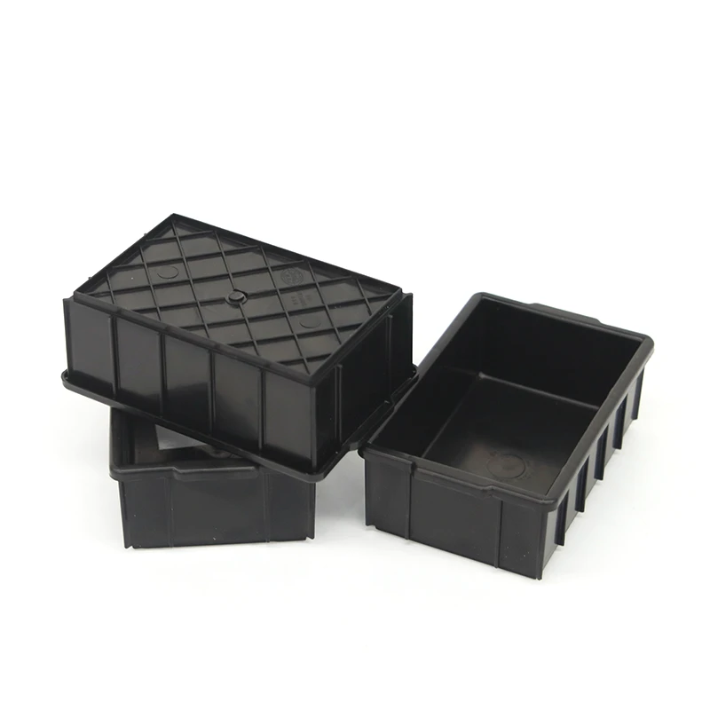 155*105*55mm ESD Plastic Black Antistatic Box price