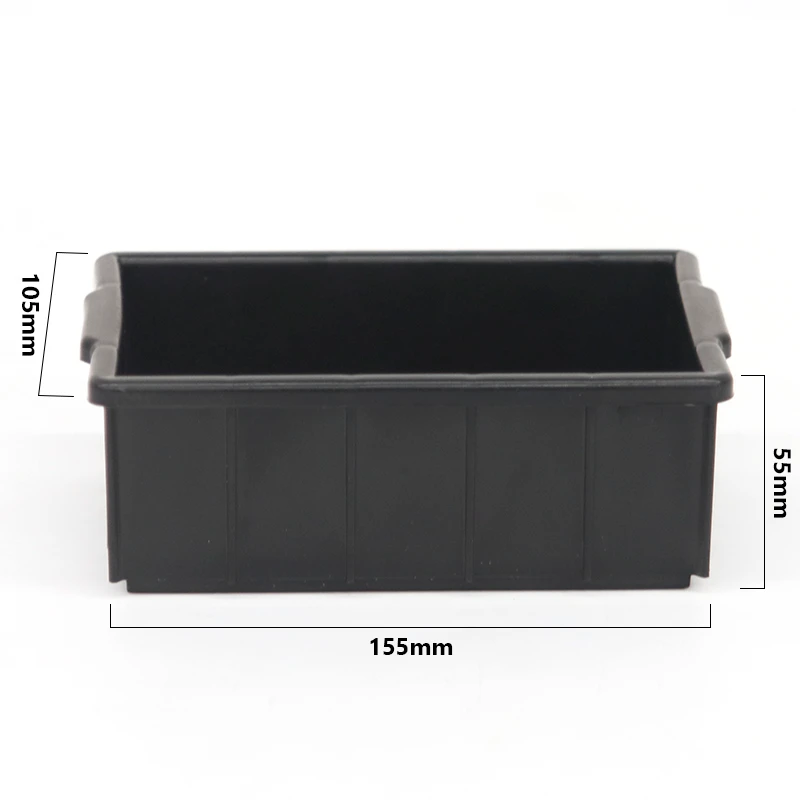 155*105*55mm ESD Plastic Black Antistatic Box suppliers