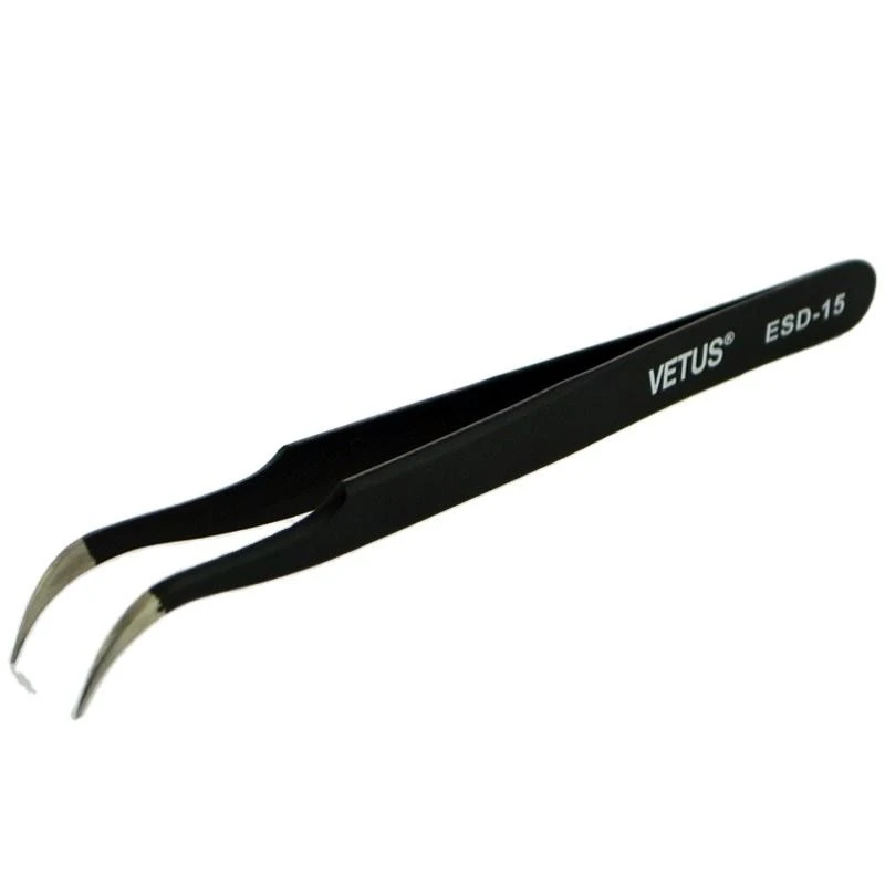 ESD-15 Anti Static Curved Tweezers ESD Tool suppliers