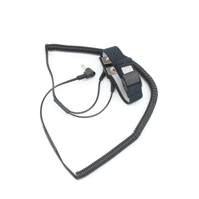 Black Dual Loop ESD Wrist Strap